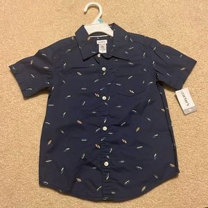 Carters button down tshirt (NEW)